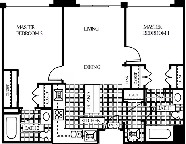 Residence B1 312 floor plan